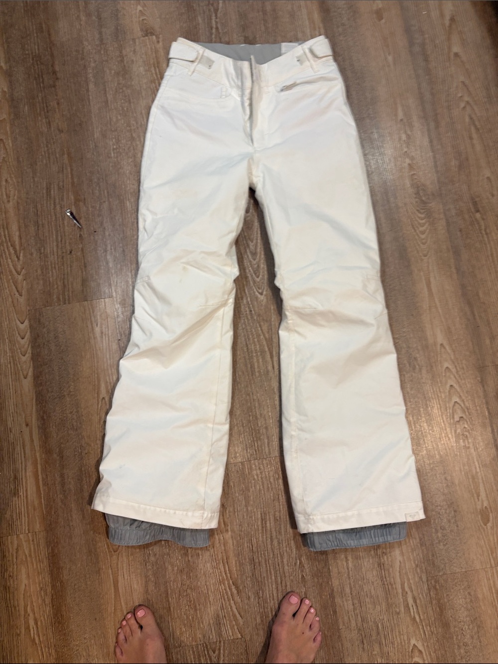 Roxy Kids White Snow Pants